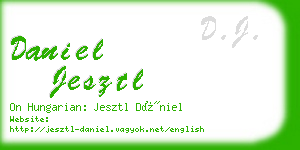 daniel jesztl business card